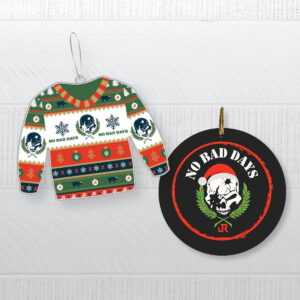 JR No Bad Days Skull Ornament Bundle